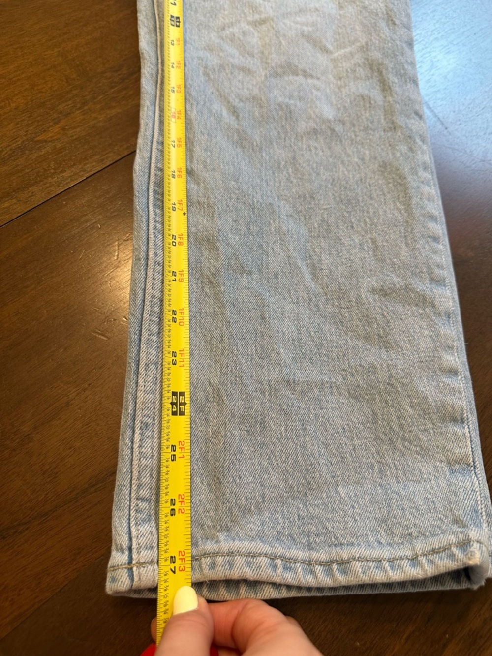Abercrombie & Fitch The Dad High Rise Curve Love Jean - Picture 7 of 10